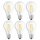 6 x Osram LED Filament Leuchtmittel Birnenform 6W = 60W E27 klar warmweiß 2700K