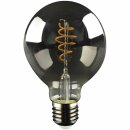 LED Spiral Filament Leuchtmittel G95 Globe 5W = 16W E27...