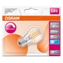 6 x Osram LED Filament Leuchtmittel Tropfen 5W = 40W E27 470lm neutralweiß 4000K DIMMBAR