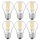 6 x Osram LED Filament Leuchtmittel Tropfen 5W = 40W E27 470lm neutralweiß 4000K DIMMBAR