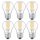 6 x Osram LED Filament Leuchtmittel Tropfen 5W = 40W E27 470lm neutralweiß 4000K DIMMBAR