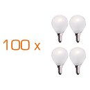 100 x Glühbirne Tropfen 60W E14 MATT Glühlampe 60 Watt Glühbirnen Glühlampen