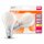 2 x Osram LED Filament Leuchtmittel Birnenform 7,5W = 75W E27 Matt 1055lm warmweiß 2700K