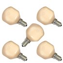 5 x Dura Tropfen Glühbirne 15W E14 Terracotta Cappuccino Glühlampe Glühbirnen 15 Watt Softone Flame