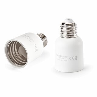 Lampenfassung E27 auf E40 Adapter für gängige Leuchtmittel