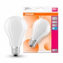 6 x Osram LED Filament Leuchtmittel Birnenform A70 15W = 150W E27 matt 2500lm neutralweiß 4000K