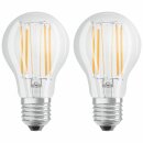 2 x Osram LED Filament Leuchtmittel Birnenform 10W = 100W...