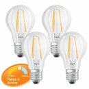 4 x Osram LED Filament Leuchtmittel Birnenform A60 7W =...