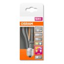 4 x Osram LED Filament Leuchtmittel Birnenform A60 7W = 60W E27 klar 806lm FS Relax & Active per Lichtschalter warmweiß & kaltweiß