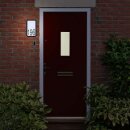 2 x Smartwares LED Außenleuchte Hausnummernleuchte Grau IP44 7W 630lm Neutralweiß 4000K