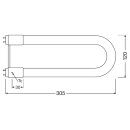 Osram LED Röhre U-Form rund ST8U-EM 8W/840 2G13 1100lm Neutralweiß 4000K 130°