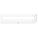 Osram LED Röhre U-Form eckig ST8U-EM 20W/840 2G13 2750lm Neutralweiß 4000K 130°