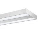 LED Stehleuchte Lara Silber Up & Down 2 x 40W 8800lm Neutralweiß 4000K UGR<17 dimmbar