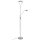 Eglo LED Stehleuchte Lesearm Penja 1 Nickel-matt 18W/6W 1521lm/470lm warmweiß 3000K mit Schalter