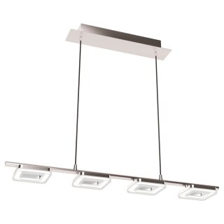 Eglo LED Pendelleuchte Torretta 1 Nickel matt 4 x 3,8W 1280lm warmweiß 3000K kürzbar