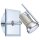 Eglo LED Strahler Badlampe Tamara 1 Nickel matt/Chrom IP44 3,3W GU10 240lm warmweiß 3000K schwenkbar