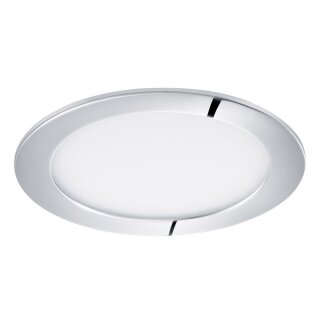 Eglo LED Einbauleuchte Badleuchte Style Fueva 1 Chrom rund Ø17cm IP44 10,9W 1200lm Warmweiß 3000K