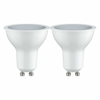 2 x LED Leuchtmittel Reflektorform 6W = 50W GU10 matt 345lm warmweiß Ra>97 36°