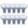 10 x LED Premium Glas Reflektor 3,5W = 40W GU10 230lm warmweiß 2700K flood 38°