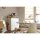 Schöner Wohnen 8201 Raffrollo Cordoba 60cm x 190cm Faltrollo Jalousie ecru und beige gewebt PX001