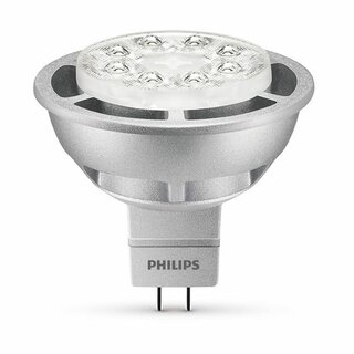 Philips LED Leuchtmittel MR16 Reflektor 8W = 50W GU5,3 12V 621lm warmweiß 2700K 36° DIMMBAR