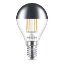 Philips LED Filament Tropfen 4W = 35W E14 Kopfspiegel Silber 397lm warmweiß 2700K