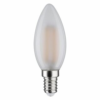 LED Filament Leuchtmittel Kerzenform 5W = 40W E14 matt 470lm warmweiß 2700K DIMMBAR