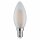 LED Filament Leuchtmittel Kerzenform 5W = 40W E14 matt 470lm warmweiß 2700K DIMMBAR