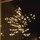 LED Weihnachten Fensterdeko Glühwürmchen Stern schwarz warmweiß für 3 x AA Batterie