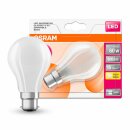 Osram LED Filament Superstar Classic Birne A60 7W = 60W B22d matt 806lm warmweiß 2700K DIMMBAR