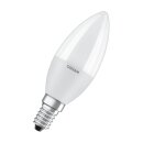 Osram LED Leuchtmittel Kerze Star Classic 8W = 60W E14 matt 806lm warmweiß 2700K