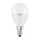 Osram LED Leuchtmittel Tropfen P45 8W = 60W E14 matt 806lm warmweiß 2700K