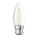 Osram LED Filament Leuchtmittel Kerze 2,5W = 25W B22d...