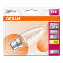 Osram LED Filament Leuchtmittel Kerze 2,5W = 25W B22d klar 250lm warmweiß 2700K