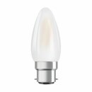 Osram LED Filament Star Retrofit Classic B Kerze 4W = 40W B22d matt 470lm warmweiß 2700K