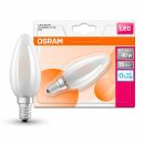 Osram LED Filament Leuchtmittel Kerze 4W = 40W E14 matt...