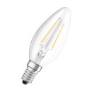 Osram LED Filament Leuchtmittel Kerze 2,5W = 25W E14 klar 250lm 840 neutralweiß 4000K