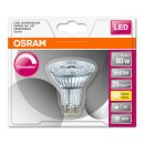 Osram LED Glas Reflektor PAR16 8,3W = 80W GU10 550lm warmweiß 2700K 36° Ra>90 DIMMBAR