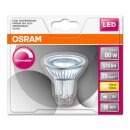 Osram LED Glas Reflektor PAR16 8,3W = 80W GU10 575lm 927 warmweiß 2700K Ra>90 120° DIMMBAR