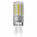 Osram LED Leuchtmittel Stiftsockellampe 4,8W = 48W G9 klar 600lm 840 neutralweiß 4000K 320°