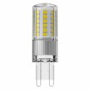 Osram LED Leuchtmittel Stiftsockellampe 4,8W = 48W G9 klar 600lm 840 neutralweiß 4000K 320°