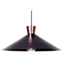 Brilliant Pendelleuchte Mayfair Schwarz/Kupfer rund...