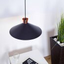 Brilliant Pendelleuchte Mayfair Schwarz/Kupfer rund Ø35cm max. 60W E27 ohne Leuchtmittel