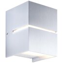 AEG LED Wandleuchte Ania Alu gebürstet Up&Down 11W 1079lm Warmweiß 3000K inkl. EasyDim-Funktion