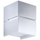 AEG LED Wandleuchte Ania Alu gebürstet Up&Down 11W 1079lm Warmweiß 3000K inkl. EasyDim-Funktion