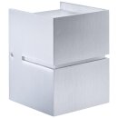 AEG LED Wandleuchte Ania Alu gebürstet Up&Down 11W 1079lm Warmweiß 3000K inkl. EasyDim-Funktion
