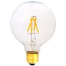 LED Filament Globe Glühbirne G95 4W = 40W E27 klar Faden...