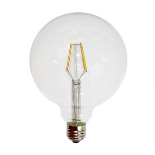 LED Filament Globe Glühbirne G125 6W fast wie 60W E27 klar Faden Glühlampe warmweiß 2700K