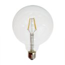 LED Filament Globe Glühbirne G125 6W fast wie 60W E27...