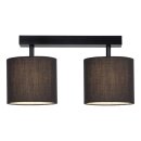 Brilliant Deckenleuchte Sandra Schwarz max. 2 x 40W G9...